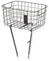 Basil 2128024410, Basil Vorderradkorb Robin mit Streben schwarz 47x31x25 cm