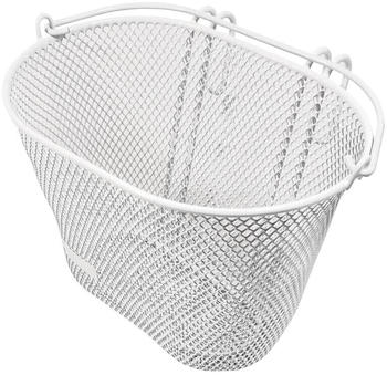 VDP Kinder Fahrradkorb aus Metall 20x18x10cm, weiss