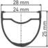 DT Swiss G 1800 Spline 25 (28) Cl Disc Tubeless Gravel Rear Wheel silver 12 x 142 mm / Shimano Micro Spline
