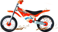 Hape LAUFRAD Orange 90x55x43 cm