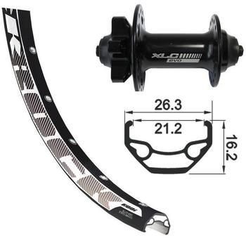 Bike-Parts XLC 6-Loch..sz SSP 32L Rodi Black Rock DISK sz .Niro-Spei.(sz)