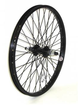 H-Rad BMX 20x1.75 Alu-Kastenfelge schwarz/schwarze-Spei.
