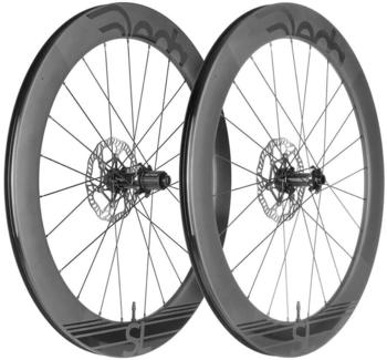 Deda Sl6 Db 62 Mm Tubeless Road Wheel Set silver 12 x 100 / 12 x 142 mm / Sram XDR Deda Sl6 Db 62 Mm Tubeless Road Wheel Set silver 12 x 100 / 12 x 142 mm / Sram XDR