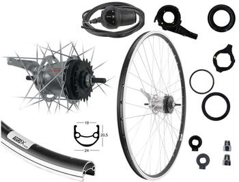 Aggro-X Hinterrad 28 zoll Shimano Nexus 7-G mit Rücktritt schwarz