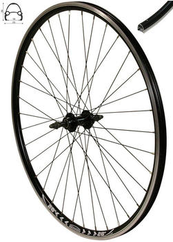 Redondo 28 Zoll Hinterrad Laufrad Hohlkammer V-Profil 28\" Felge 5-7-fach Schwarz