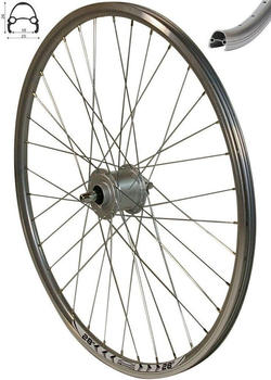 Redondo 28 Zoll Vorderrad Laufrad Felge Silber mit Shimano Nexus Nabendynamo