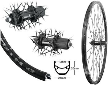 Bärwinkels 28 Zoll Hinterrad Disc 19-622 MTB 8/9/10 fach Hohlkammer Centerlock Industrielager