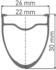 DT Swiss E 1800 SPLINE 30 Hinterrad - 27.5