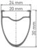 DT Swiss A 1800 SPLINE 30 Hinterrad - 28