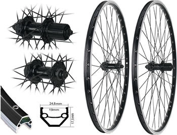 Bärwinkels 26\" 19-559 MTB Shimano V-BRAKE 8/9/10 fach schwarz Industrielager"