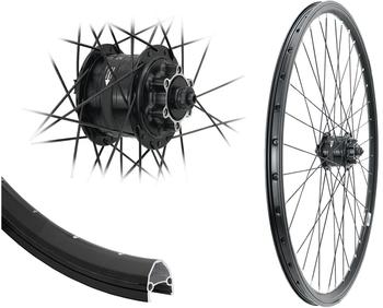 Aggro-X 26 Zoll Vorderrad 19-559 Hohlkammer Disk Shimano DH3D32 Nabendynamo 6-Loch 6V/3W