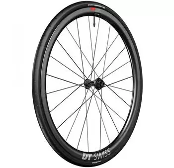 DT Swiss Erc 1100 Dicut 35 Disc Cl Tubeless + Continental Aero 111 700 X 29 Rennrad-vorderrad 12 x 100 mm Black