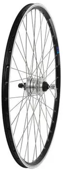 Winora Exal Zx 19 Qr Dynamo Shimano Dh3d72 Cl Disc Rennrad-vorderrad 9 x 100 mm Black / Silver