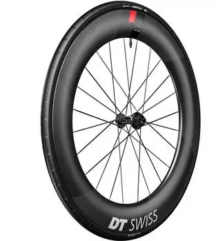 DT Swiss Arc 1100 Dicut 80 Disc Cl Tubeless + Continental Aero 111 700 X 26 Rennrad-vorderrad 12 x 100 mm Black