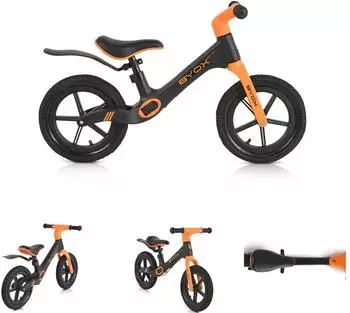 byox Next Step Laufrad 12 Zoll Luftreifen, orange (111259)