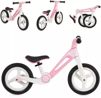 byox Foldy Laufrad 12Zoll PU-Reifen klappbar rosa (111980)
