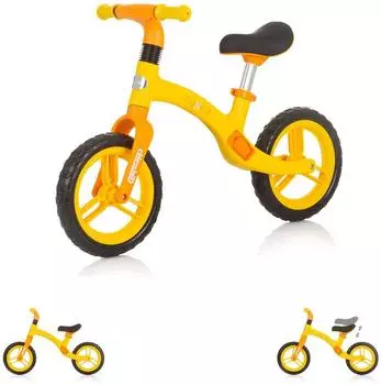 Chipolino Zig Zag Laufrad 12 Zoll, gelb, EVA-Reifen (DIKZZ02404OY)
