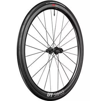 DT Swiss Erc 1100 Dicut 35 Disc Cl Tubeless + Continental Gp5000 Str 700 X 30 Rennrad-hinterrad 12 x 142 mm Black
