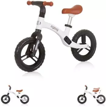 Chipolino Zig Zag Laufrad 12 Zoll, EVA-Reifen, wei&szlig; (DIKZZ02402BW)
