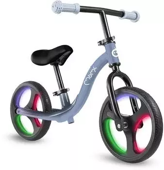 Momi ISOKA Laufrad 10 Zoll, LED-Leuchten, ab 2 Jahren (ROBI00075)