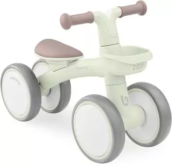 KIKKABOO ZIPI Laufrad mit Korb, mint (31006030036)