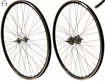 Redondo 28 Zoll Laufrad Set Hinterrad Vorderrad Felge Schwarz Shimano Nexus 3