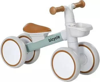 AIYAPLAY Kinderlaufrad gr&uuml;n/wei&szlig;, Metall, 7 Zoll, ab 1 Jahr