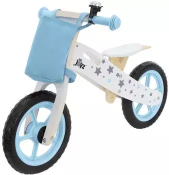 Joyz Laufrad aus Holz, 11 Zoll, blau, f&uuml;r Kinder ab 2 Jahren (490008124)