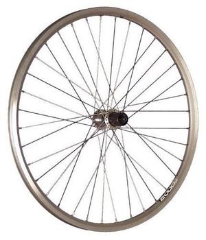 Taylor-Wheels 26 Zoll Hinterrad Ryde Zac2000 geöst Shimano FH-QC400 CL Disc silber