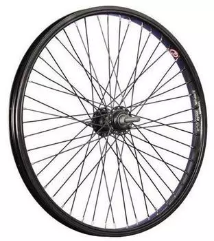 Taylor-Wheels 20-Zoll-BMX-Vorderrad, schwarz, 48-Loch-Steckachse, schwarz