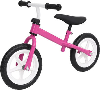 vidaXL Bicycle without pedals with 10-inch wheels pink