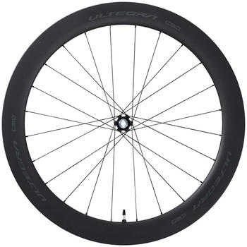Shimano Ultegra R8170 C60 Cl Disc Carbon Tubeless Road Front Wheel black 12 x 100 mm