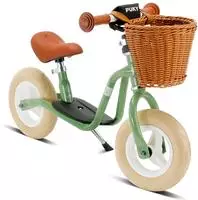 PUKY Laufrad LR M Classic, retro green, 8,8 Zoll, Stahlrahmen, Softreifen,