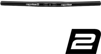 Humpert Bügel FIXIE FLAT BAR, 5°, Ø = 25,4mm, Aluminium, schwarz, SL 2