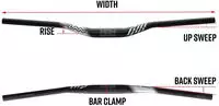 Funn 305384110, Funn Full On Rise 15 Mm Handlebar Silber 35 mm / 810 mm Black