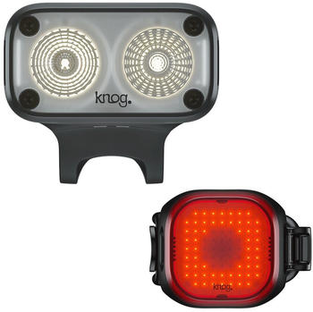 Knog Blinder Road 600 And Mini Square Light (KN13021) Set Silber 600 / 100 Lumens
