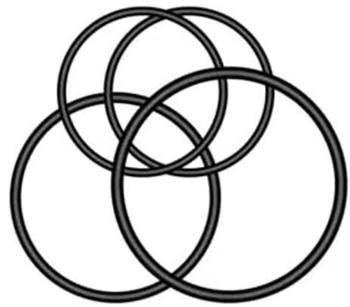 Garmin Garmin Rubber Bands To Support Universal Saddle Varia Nero