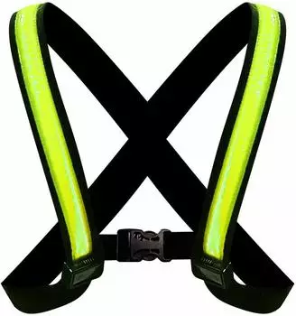 Easypix Easypix Street Glow Full Spectrum Led Vest Giallo,Nero S-M