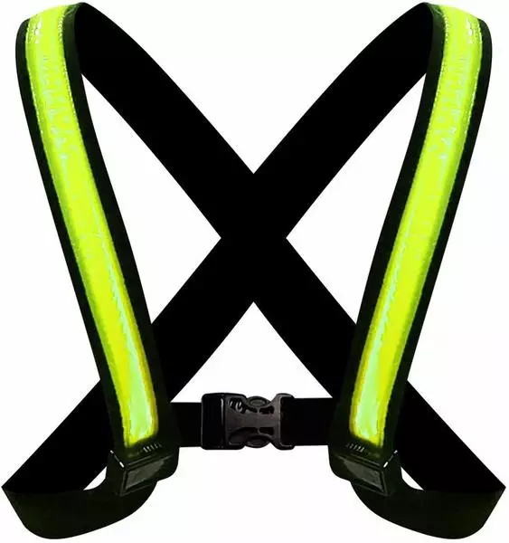 Easypix Easypix Street Glow Full Spectrum Led Vest Giallo,Nero S-M
