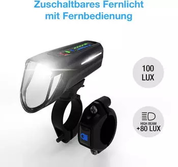 Fischer LED-Battery front light 100 Lux
