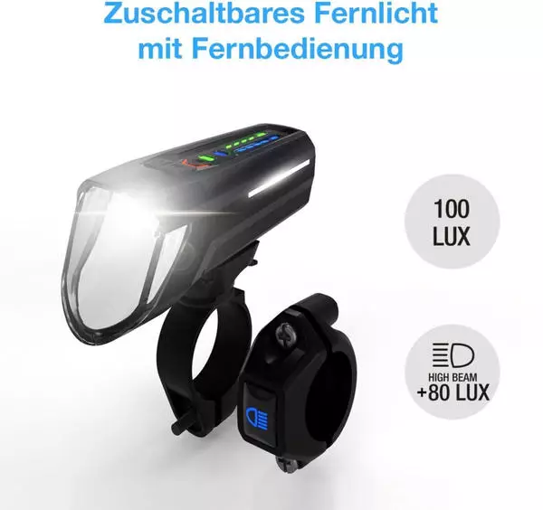 Fischer LED-Battery front light 100 Lux
