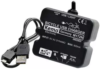 Kemo Bicycle charge controller, USB