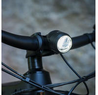 LITEMOVE Frontlicht mit Fernlicht AC-210 Lenkerhalterung, Black, 46 x 52 mm