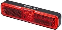 Sigma Fahrrad-R&uuml;cklicht EOX RL RACK BRAKE w/fixing material LED &uuml;ber Bordnetz