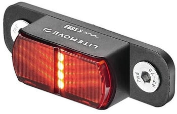 Litemove TS-RR Gepäckträgerrücklicht für E-Bike schwarz/rot 50mm Lochabstand (2022140400)