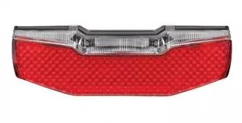 Axa-Basta LED-E-Bike-Rücklicht Blueline 6-12V, Gepäckträgerbefestigung 50mm