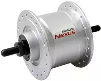 Shimano EDHC30002NNAS, Shimano Nexus Dc300 2.4w Rear Hub Silber 36H / 9 x 100 mm