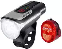 Sigma 17850, Sigma Aura 80 Frontlicht + Nugget II R&uuml;cklicht LED Beleuchtungsset m.