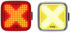 Knog Blinder X Set 200 / 100 Lumens Black / Red / Yellow