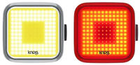 Knog Blinder Square Set 200 / 100 Lumens Black / Red / Yellow